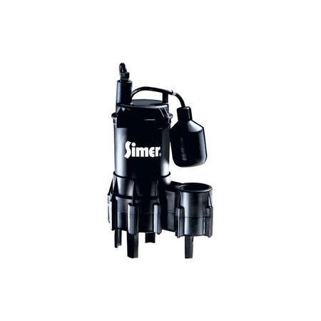 Pentair Simer 4/10 Hp Sewage Pump 2961